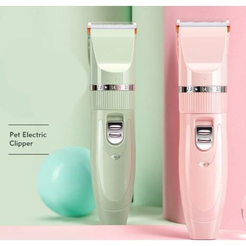 Dog Clippers Low Noise Pet Clippers Rechargeable Trimmer Cordless Pet Grooming Tool Professional Comb Guides Scissors