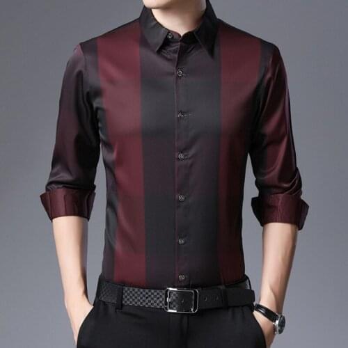 LIBIELIY Men's Tuxedo Shirts