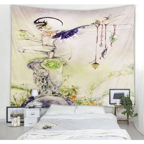 Mandala Wall Decoration Tapestry Tarot Card Divination Witchcraft Wall Tapestry Nordic Decoration Tapestry Bedroom Tapestry