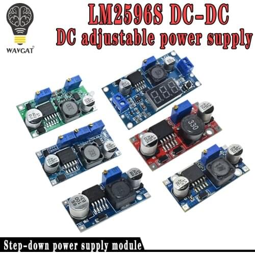Free Shipping 1pcs LM2596 LM2596S DC-DC 4.5-40V adjustable step-down power Supply module NEW ,High Quality