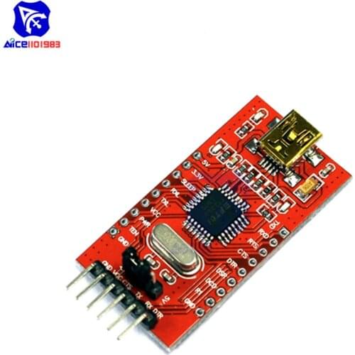Diymore FT232RL FTDI Mini USB to TTL Serial Converter Adapter Module for Arduino 3.3V 5.5V Breakout Board