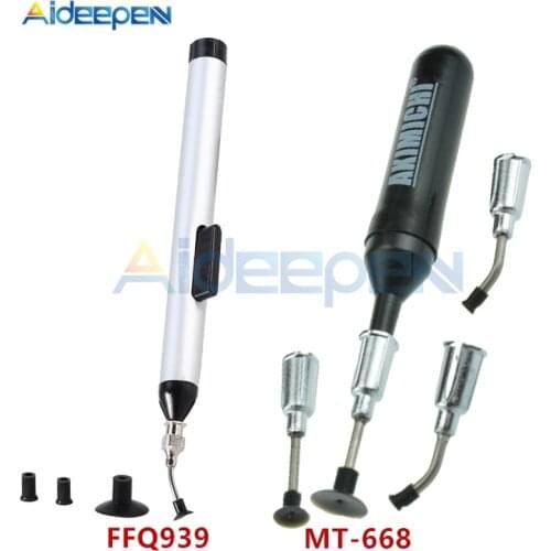 MT-668 FFQ939 Mini Antistatic ESD IC Vacuum Pen With Suction Headers SMD Pick Up Vacuum Suction Pen Tool For Mobile Phone Repair