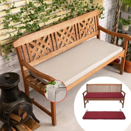 Outdoor Garden Swing Seat Cushion For 3 Peoples Sponge Waterproof Bench Couch Cushions Home Decoration Chair Pillows 120*42*5cm