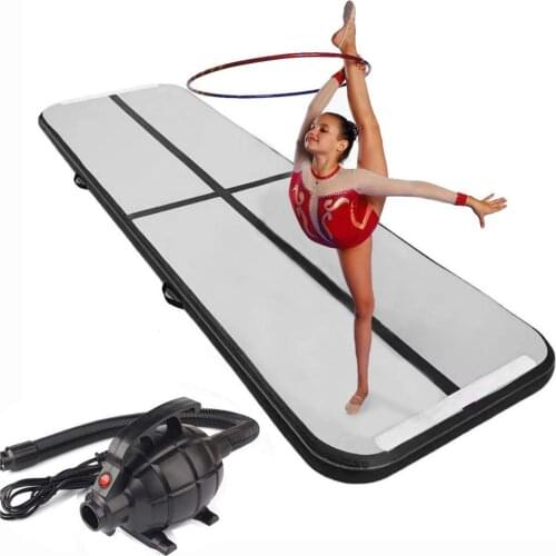 Inflatable Gymnastics 5*1*0.2M AirTrack Tumbling Air Track Floor Trampoline for Home Use/Training/Cheerleading/Beach Air pump