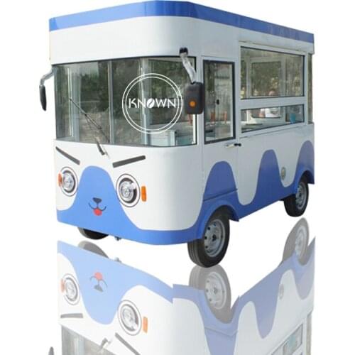 New design 3m long electric food truck fast food mobile kitchen trailer jewelry kiosk hotdog food cart