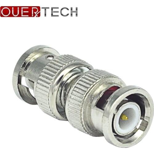 OUERTECH 10pcs/lot CCTV Accessories BNC Male to Male CCTV Security Coax Coupler Video BNC Connector Adapter RF Convertor