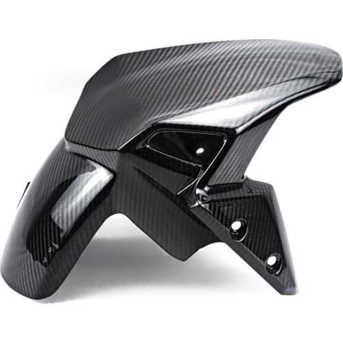 Motorcycle Front Tire Fender Hugger Mudguard Fairing Cover Splash Mud Dust Guard For Kawasaki Z900 2021 100% Carbon Fiber Gloss