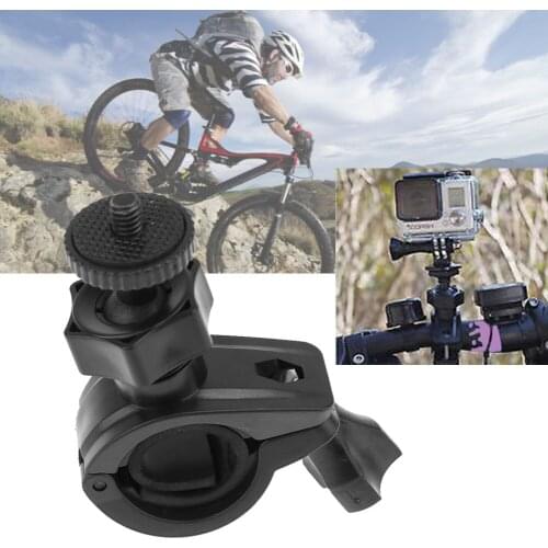 Rotatable Bike Bicycle Handlebar Mount Holder Adapter Motorbike Clip Support Bracket for Gopro Hero 4 3+ 3 SJCAM Xiaomi 4K Camea