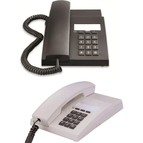 Corded Phone Telephone with Redial, R Key, Adjustable Ringtones, Lightning Protection, Desk Landline, Wall Mountable
