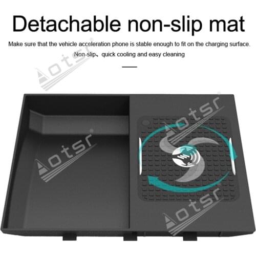 QI car Infrared Fast wireless charger For BMW X5 2019 Qi car infrared fast Wireless Charging Car Phone Holder for iphone/Samsung