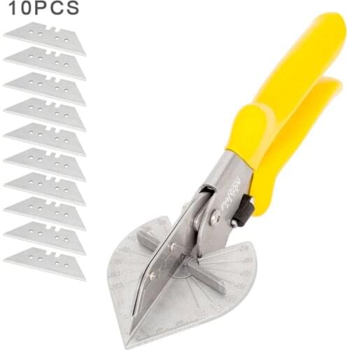 45 To 135 Degree Miter Cutter Hand Shear Multifunctional PVC PE Plastic Pipe Scissors edge angle scissors wire slot cutter Sciss