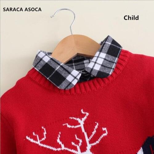 Unisex New Autumn Winter Plaid Shirt Fake Collar Child All Match Elastic Belt Sweater Detachable Collar Children