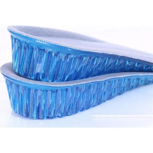 Silicone Gel Heightening Shoe Pad Massage Men Women Foot Care Protector Insoles Elastic Cushion Arch Support Insert Heel Pads