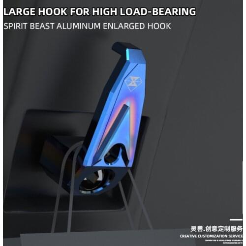 SPIRIT BEAST Electric car linked to motorcycle accessories modified scooter helmet hook aluminum hook personalized accessories