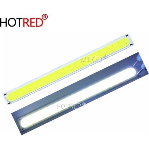 1-10PCS 14015 140*15mm LED COB Strip Light Source 12V DC 5W 500LM Cold White LED Diode FLIP Chip for DIY daytime Car light lamp