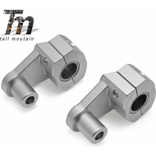 Universal Motorcycle Handlebar Riser 22mm 28mm Bars Clamp handle bar risers For bmw suzuki Ducati Kawasaki free shipping