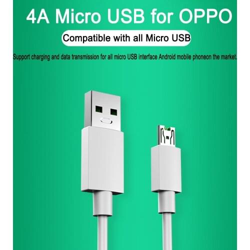USB Microusb Cable 4A VOOC Xaomi Cabo Micro USB Quick Charge Cable for OPPO R15 R11 N3 VIVO Samsung Honor Huawei Micro Usb Cable