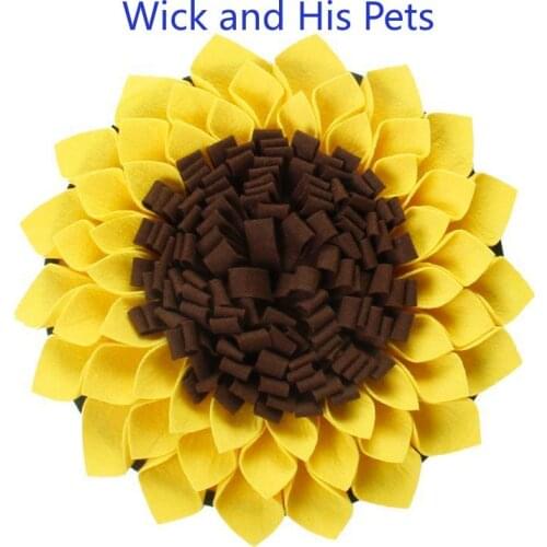 Pet Bite-resistant Slow-eating Toy Dogs Smell Pads To Prevent Eating To Release Energy Sunflower Training Blankets Dog Supplies