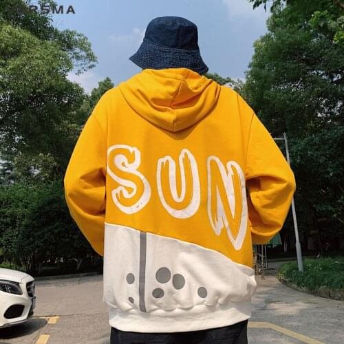 VERSMA Korean Harajuku Long Sleeve Hoodie Sweatshirt Men Women Hip Hop Oversized Hooded Tracksuit Hoodies Pullover Dropshipping