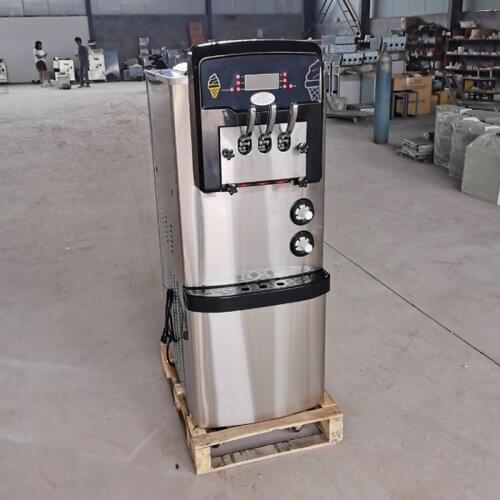 Vertical Soft Ice Cream Machine Commercial Dessert Shop Ice Cream Makers Vending Machine