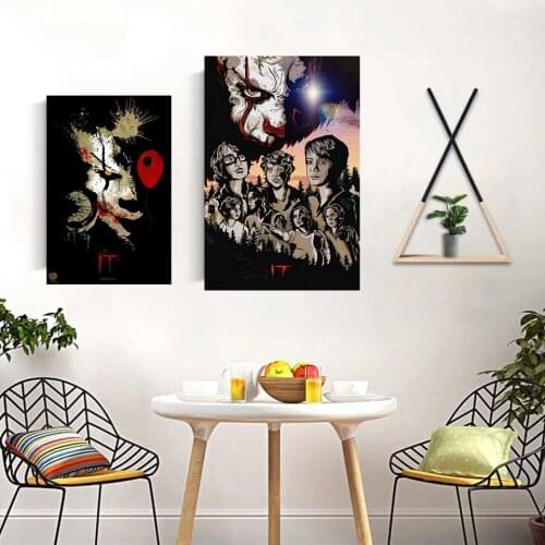 High-Definition Cuadro Sobre Lienzo Para Pared, Impresiones, Decoración Del Hogar, Stephen King, Película Terror, Pintura, Póst
