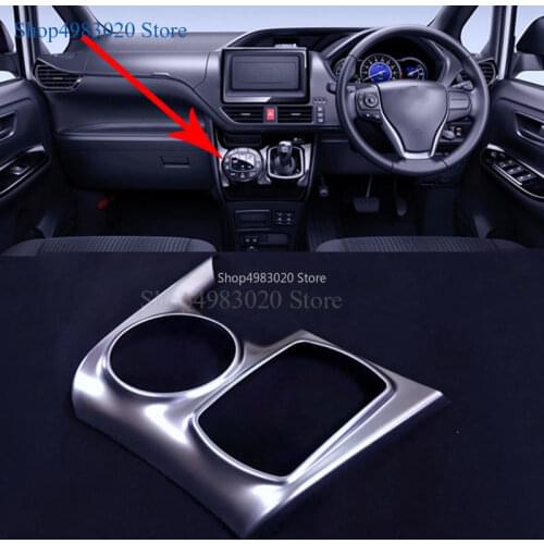 For Toyota Voxy Noah R80 2017 2018 ABS Chrome Trunk Lid Tailgate Cover Rear Gate Garnish Trunk Lid Trim Car Styling Accessories