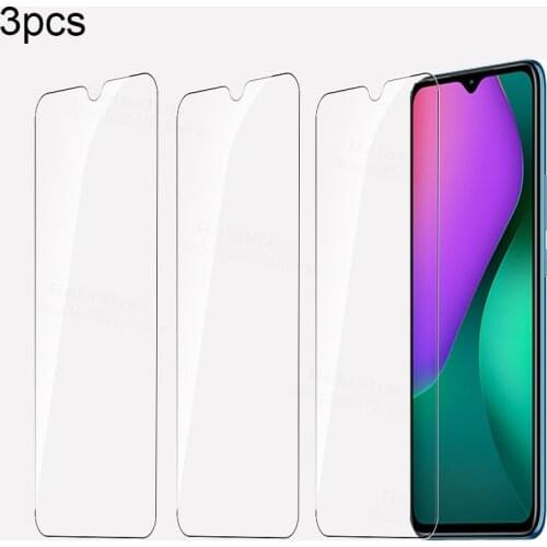 3pcs protective glass for infinix hot 10 play lite light glass case for Hot 8 lite note8 phone protector film hot10play 9h cover