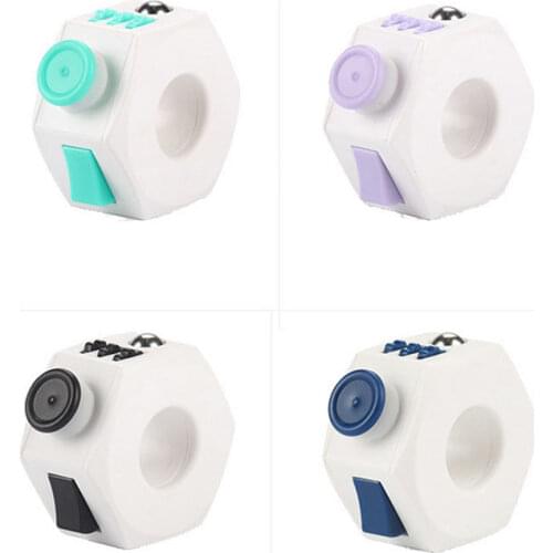 ZK50 Anti Stress Cube Toys Anxiety Stress Relief Attention Decompression Toy Press Magic Stress Relief Cube For Kids and Adults