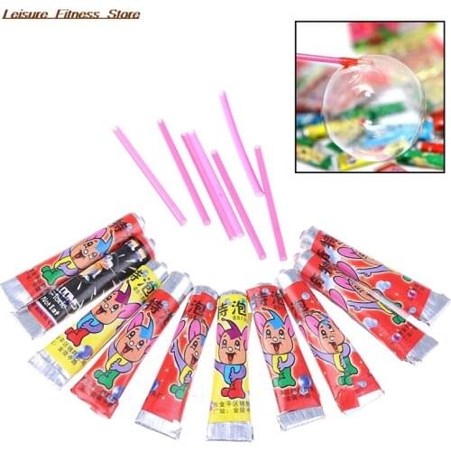 10pcs 2Bag Bubble Glue Blowing Bubble Ball Toys for Children Space Balloon Nostalgic Classical Outdoor Toys Not Easy To Break
