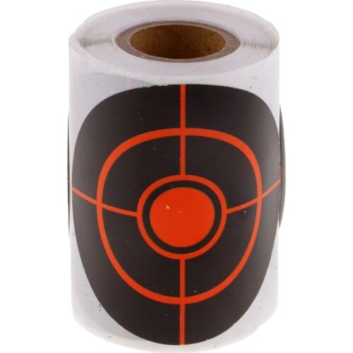 100pcs Black & Red Targets Reactive for Shooting Exercises