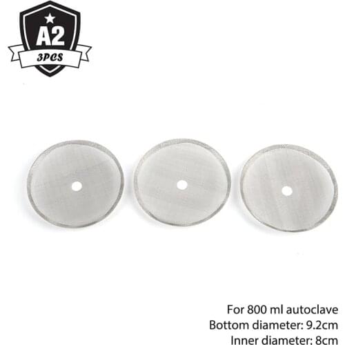 3Pcs Reusable Stainless Steel French Press Coffee Maker Removable Mesh Filter Coffee Press Filter Coffee Kitchen Barware