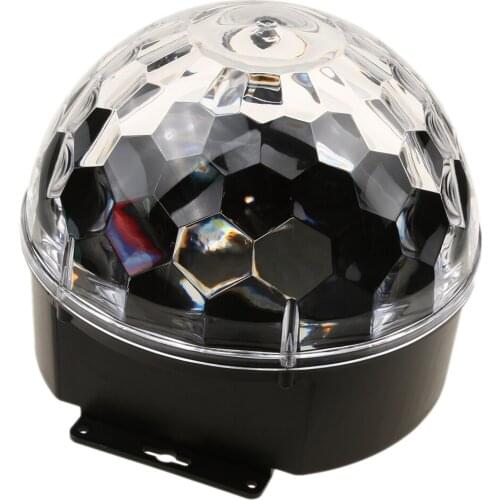 9 Color Changing DJ Club Bar Disco Party Crystal LED RGB Ball Stage Effect Light Lighting US Plug