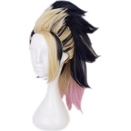 Anime League of Legends Cosplay Wig KDA Akali LOL Gradient Halloween Costume Party Play Wigs For Party