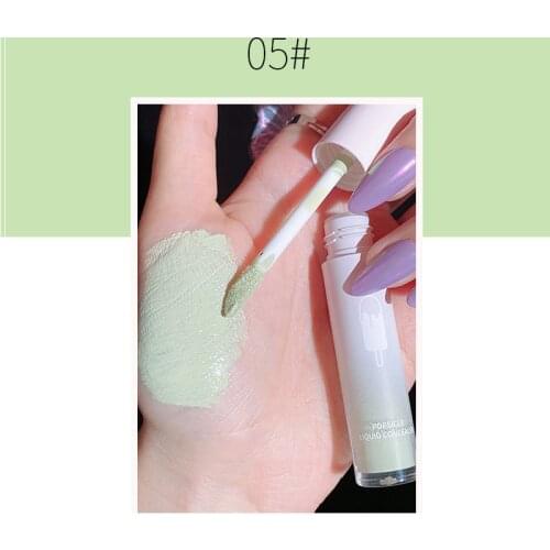 Colors Liquid Concealer Tube Contour Makeup Face Foundation Yellow Green Purple Dark Eye Circle Cover Cream Cosmetics Gift TSLM1