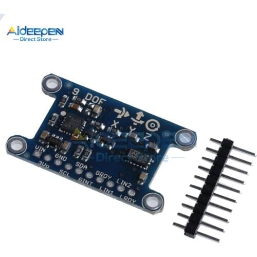 DC 3V-5V 9 Axis IMU L3GD20 LSM303D Module 9DOF Compass Acceleration Digital Gyroscope Sensor For Arduino IIC/SPI Protocol