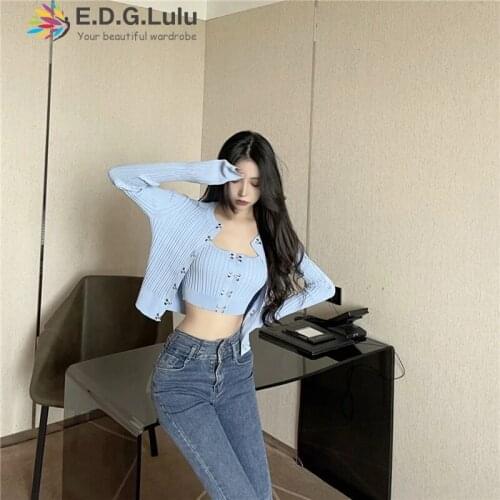 Женские укороченные футболки E.D.G.Lulu China At AliExpress