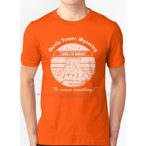 This Means Something T Shirt 100% Pure Cotton Close Encounters Of The Third Kind Movies Parks Spielberg John Williams Scifi