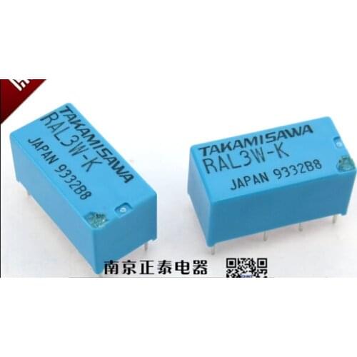 HOT NEW relay RAL3W-K RAL3W 3W 3VDC DC3V 3V TAKAMISAWA DIP8 5pcs/lot