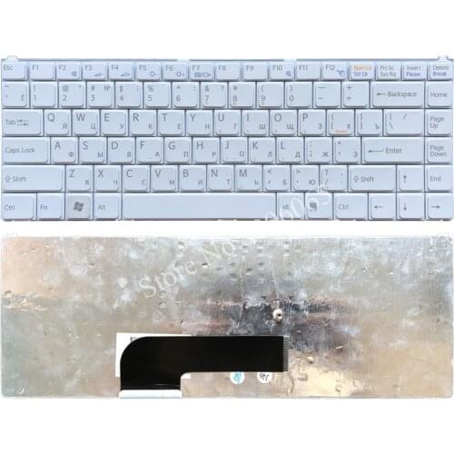 RU/BE/FR/GR/KR/TH/UK Laptop Keyboard for Sony Vaio VGN N VGN-N N150P N120G/W N160G N170G N320E VGN-N220E N230E N21E/W White