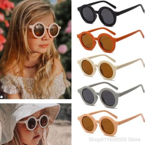GOZLUGU Colorful childrens sunglasses girls boys glasses baby outdoor goggles UV protection sunglasses children glasses