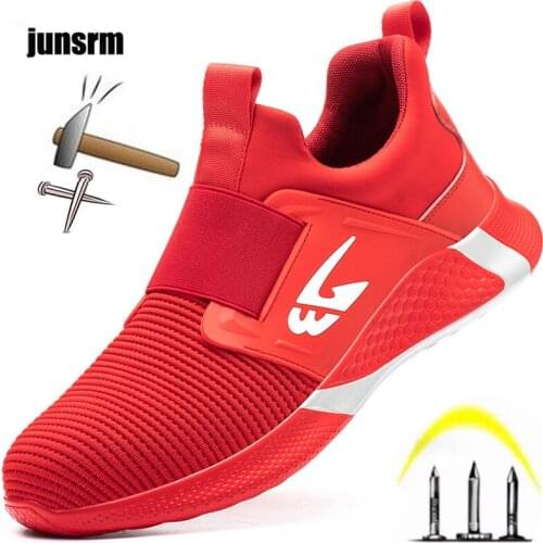 Lightweight safety shoes, breathable and puncture-resistant steel-toed shoes, sports work boots, porters, construction shoes