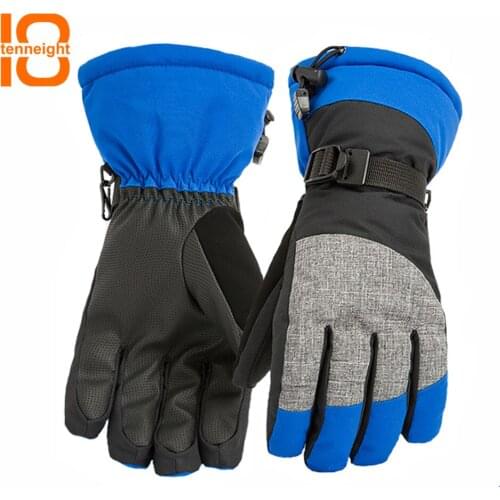 TENNEIGHT Ski Gloves Snowboard Gloves for men and women Winter warm Motorcycle Riding Windproof Waterproof non-slip Snow Gloves