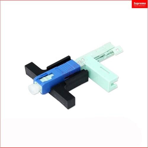 Original authentic 50/100/200 PCS 53mm SC UPC Fast Connector Single-Mode FTTH Cold Connector Tool Fiber Optic Fast Connnector