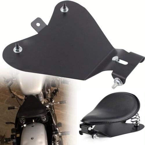 Motorcycle Solo Seat Spring Bracket Mounting Base Plate Fit For Harley Sportster XL 883 1200 Chopper Bobber Custom Cruiser
