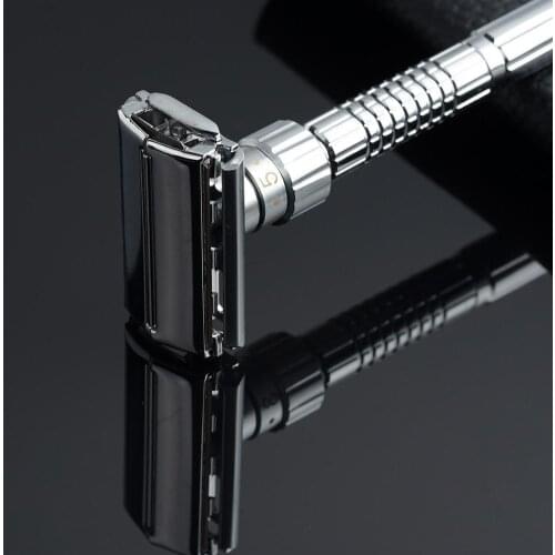 Adjustable Double Edge Safety Classic Men Shaving Zinc Manual Alloy Shaver Metal I1D3