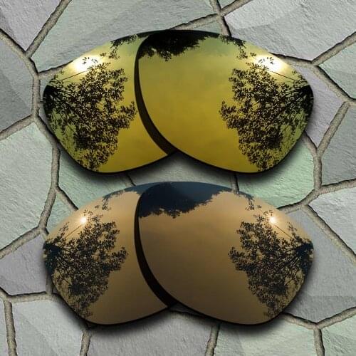 Yellow Golden&Bronze Copper Sunglasses Polarized Replacement Lenses for Oakley Frogskins