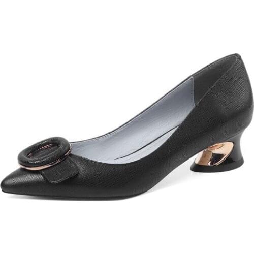 Big Size Pointed decorative single shoes ladies high heels women shoes woman pumps