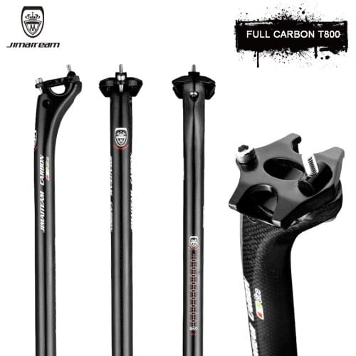 JIMAITEAM Bicycle Seatpost Mountain Bike Seatpost Road Bike Seatpost Carbon Fiber Seatpost Bicycle Accessories