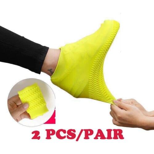 Waterproof Shoe Cover Silicone Material Unisex Shoes Protectors Rain Boots for Indoor Outdoor Rainy Days Shoe Accessories
