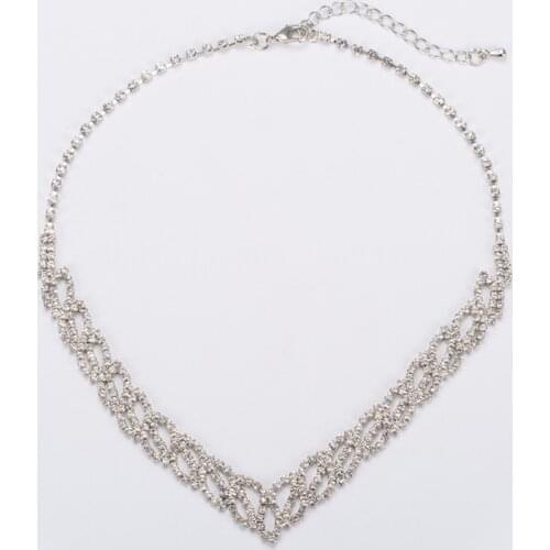 YFJEWE Pendants Women Jewelry Multi Link Chain rhinestone Necklace Bijoux Colares N316